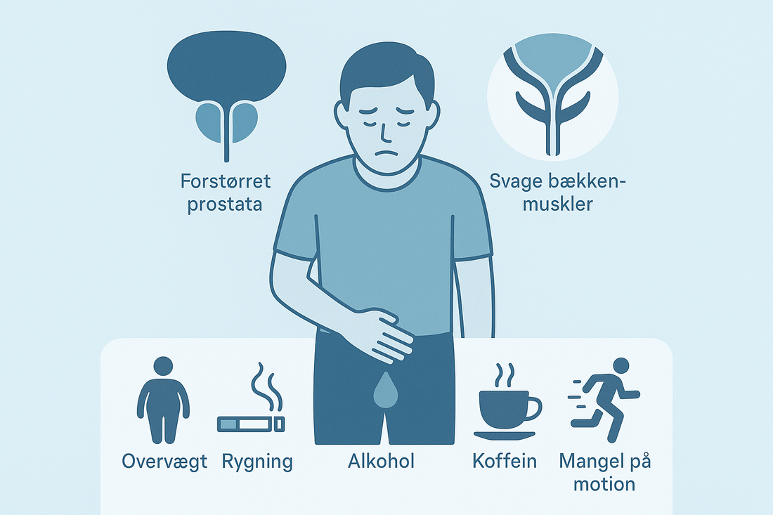 Fysiske årsager til urininkontinens hos mænd