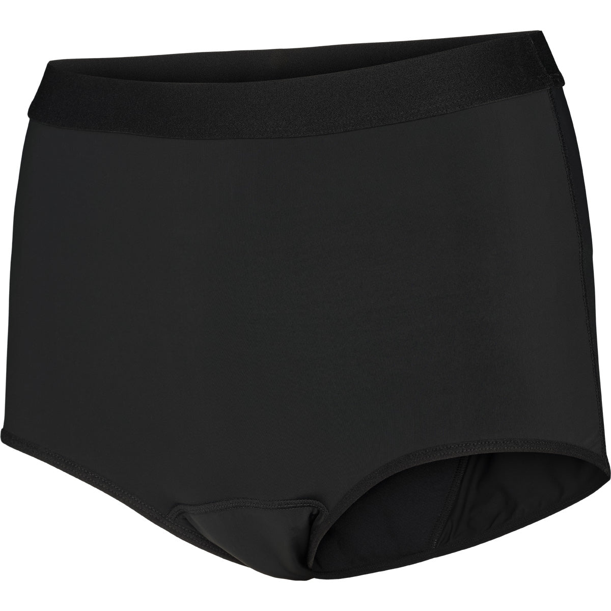 444 Studios Elva inkontinens-trusser til dame, high waist, 90 ml, sort, forfra