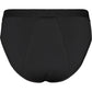 444 Studios Elva incontinence panties for women, mid-rise, 90 ml, black, from the back
