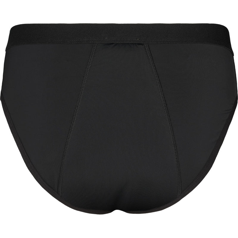444 Studios Elva inkontinens-trusser til dame, mid rise, 90 ml, sort, bagfra