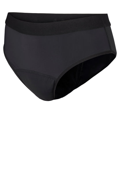 444 Studios Ultra Inkontinenzslips für Frauen, Slips, 90 ml, schwarz, von vorn