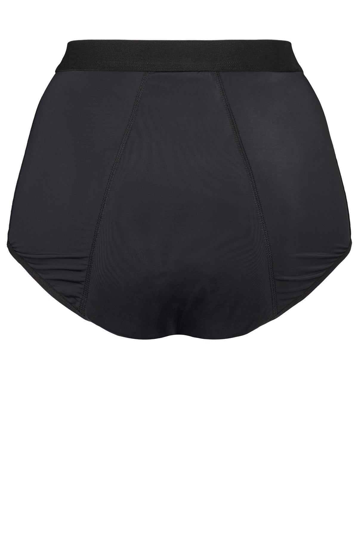 444 Studios Ultra inkontinenzunterhosen für Frauen, hoher Bund, 90 ml, schwarz, von hinten
