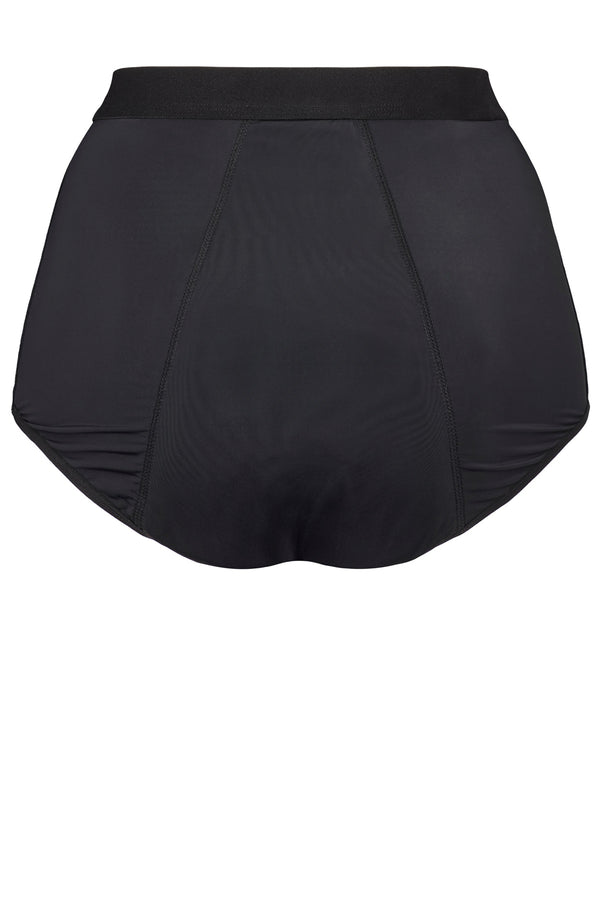 444 Studios Ultra inkontinens underbukser til kvinder, high waist, 90 ml, sort, bagfra