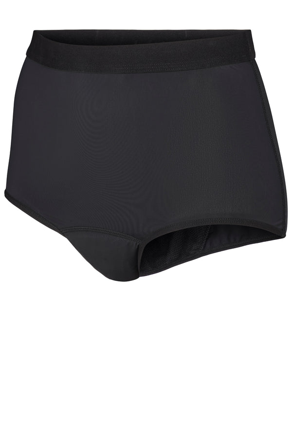 444 Studios Ultra inkontinens underbukser til kvinder, high waist, 90 ml, sort, forfra