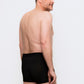 444 Studios Ultra incontinence underwear for men on model, boxers, 90 ml, black, from behind